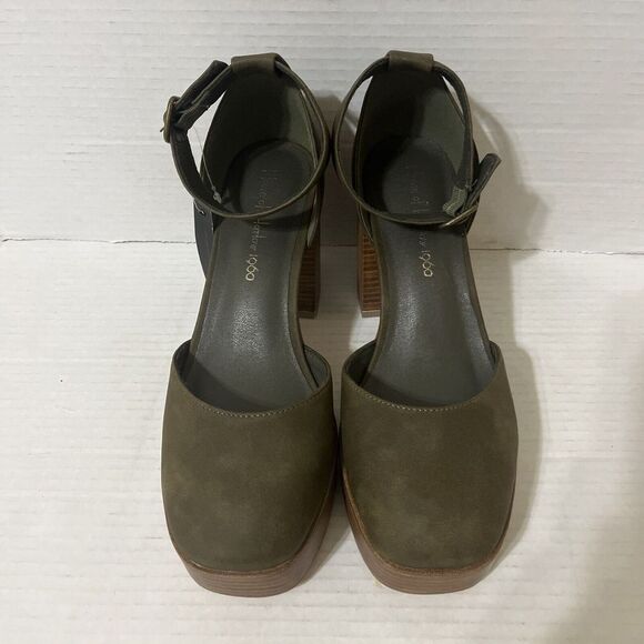 House of Harlow 1960 Shoes - House of Harlow Revolve Tanner Mary Jean Block Heel platform Size 8.5 green